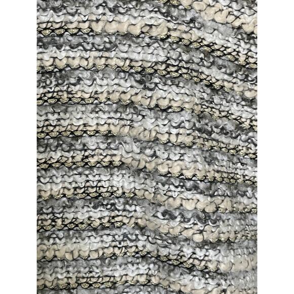 H&M Women’s Cardigan Sweater Jacket Black White - Picture 4 of 8